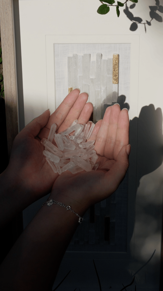 The Selenite Wall Art for Instant Calm-Erase Anxiety
