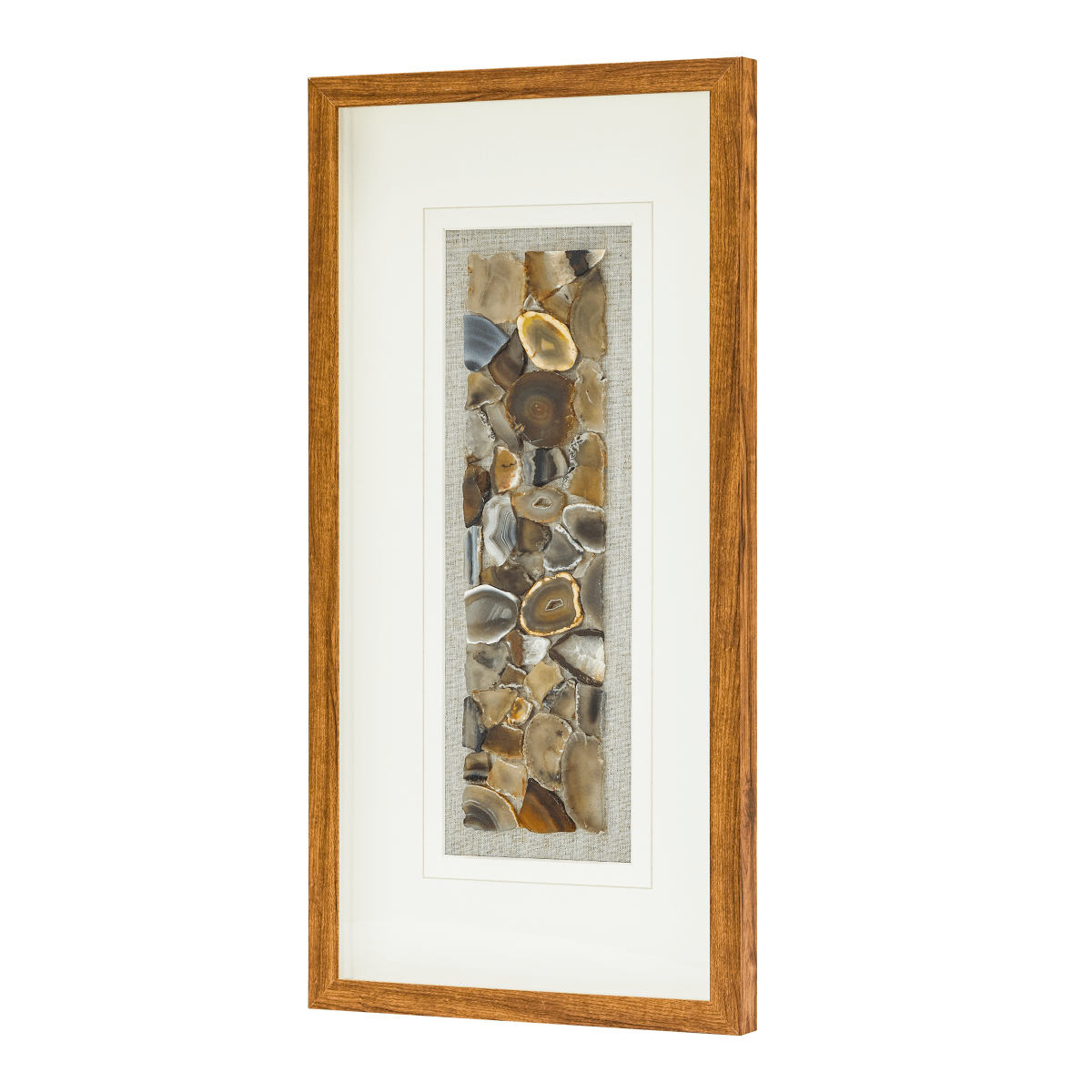Handveredelte Achat - Komposition in Galeriequalität Wandbild - Jemento