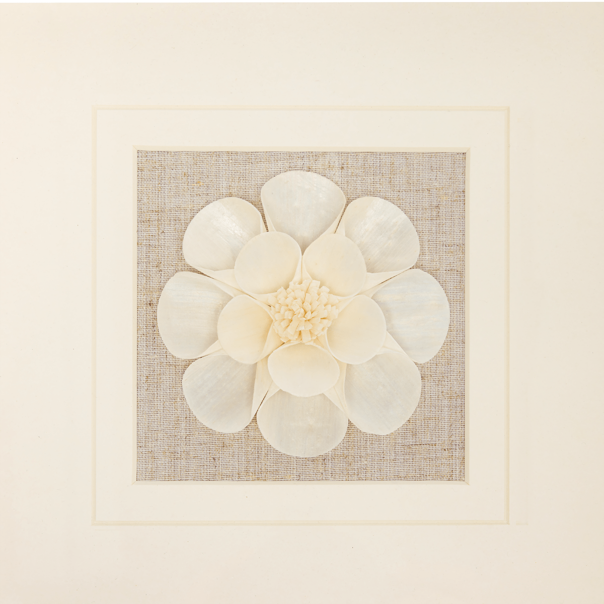 Zen - Inspiriertes Sola Paper auf Hanfleinen Wandkunst - Jemento